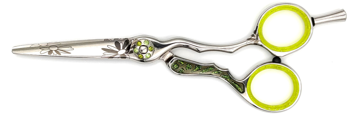 Hair Scissors : GO(F)- flowers