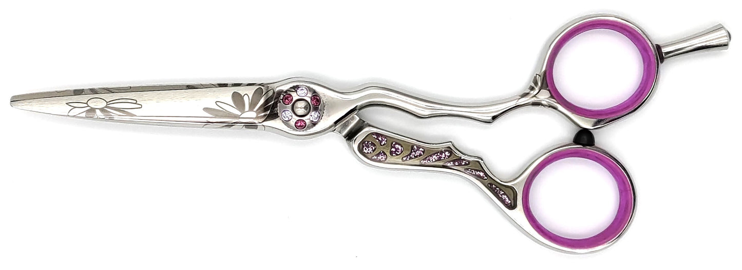 Hair Scissors : GO(F)- flowers