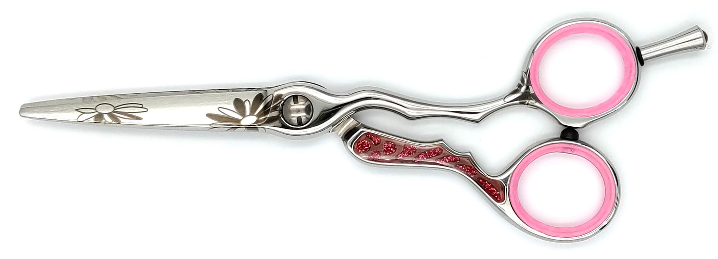 Hair Scissors : GO(F)- flowers
