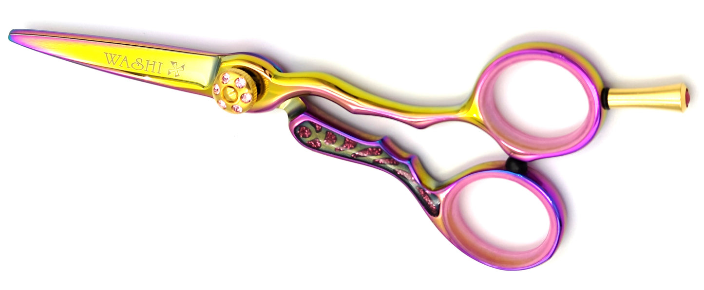 Hair Scissors with color no. GO(GR)