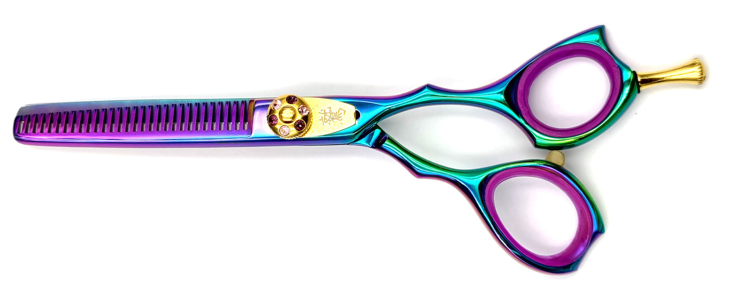 Hair Scissors with color no. 2FL(DR)-T