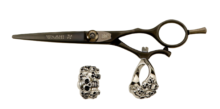 Hair Scissors with special function : KS(K)+skull