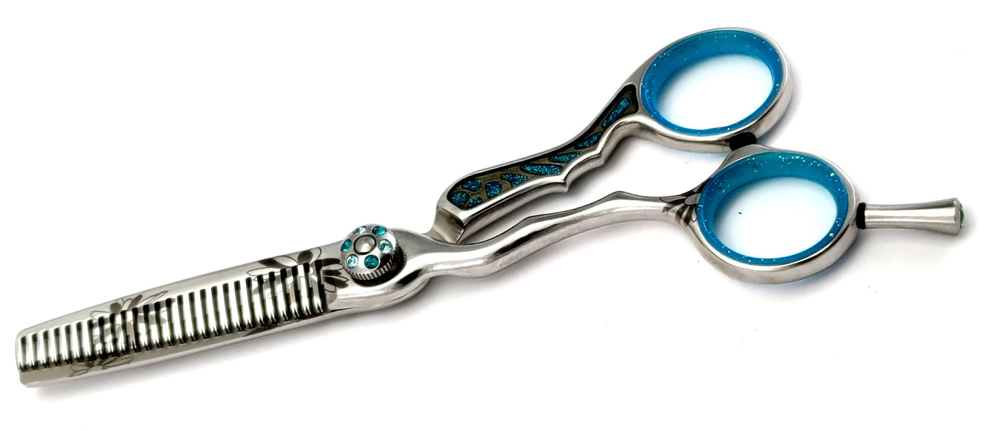 マッチングセットはさみ:LGO(F)-set-blue decor