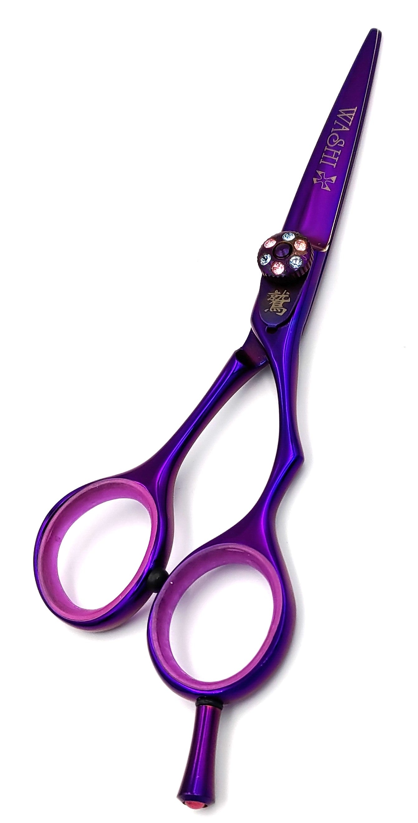 WASHI Hair-Scissors with purple color no. 9F09(P)