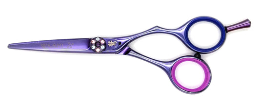 Hairdressing scissors WASHI #9F09(V) Hair-Scissors with Violet Titanium Color