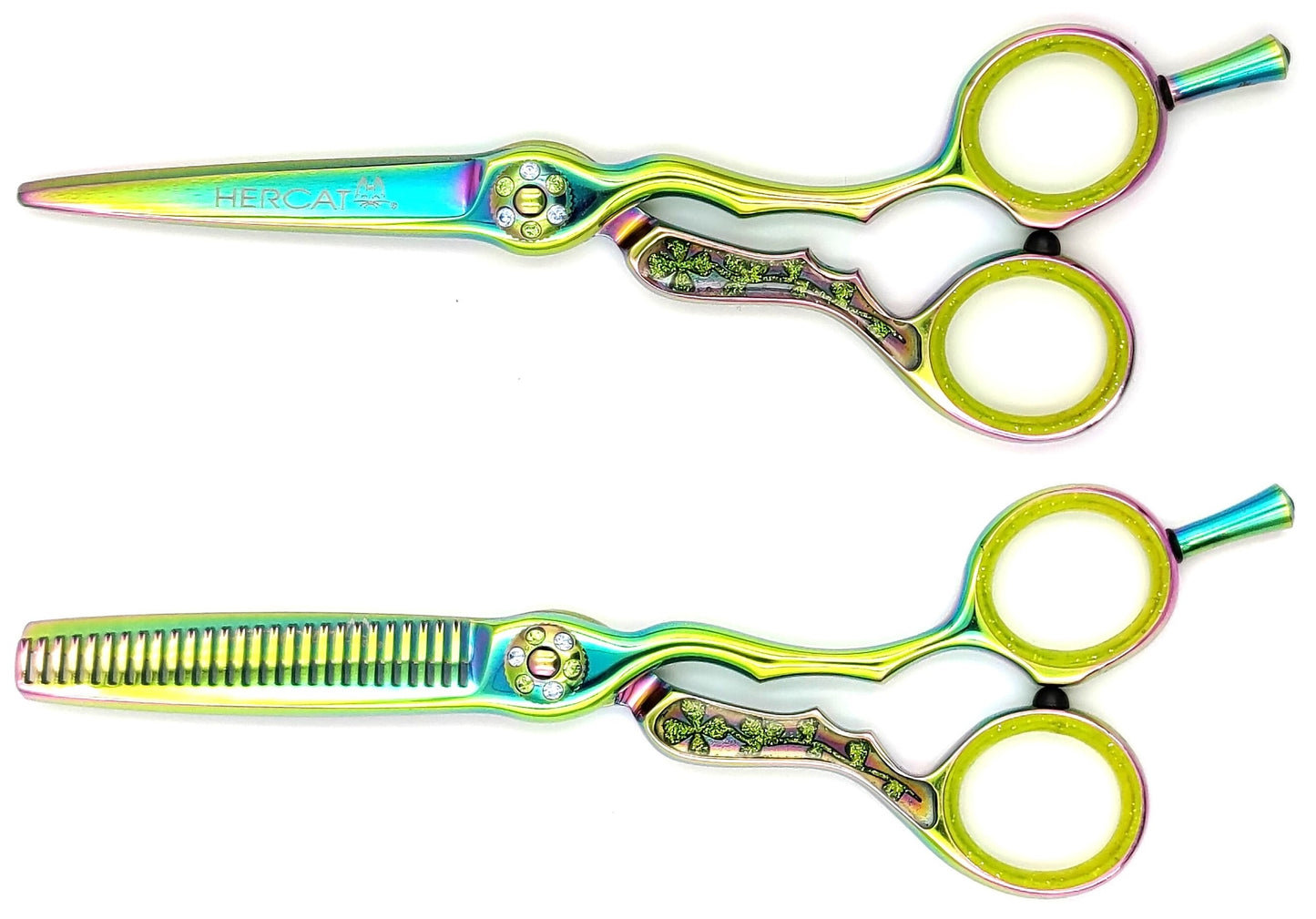 Hair Scissors in set HERCAT #GO(AG)-clover